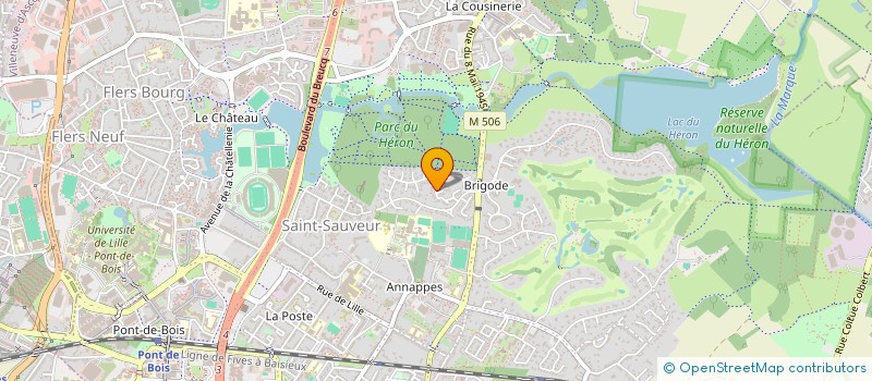 localisation de l'entreprise DUMO 15 à VILLENEUVE-D'ASCQ