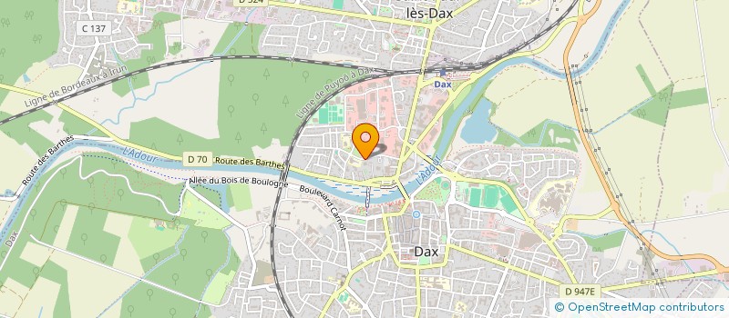 localisation de l'entreprise DUMOLIA à DAX