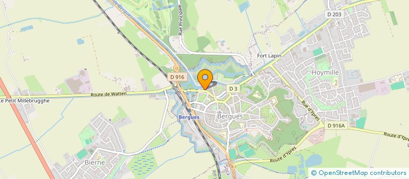 localisation de l'entreprise DUMOLIN-LESAEGE SARL à BERGUES