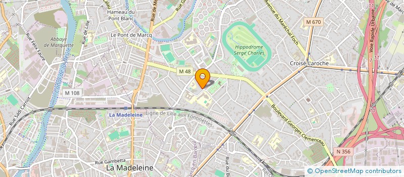 localisation de l'entreprise DUMOLIN - VANDAMME à MARCQ-EN-BARŒUL