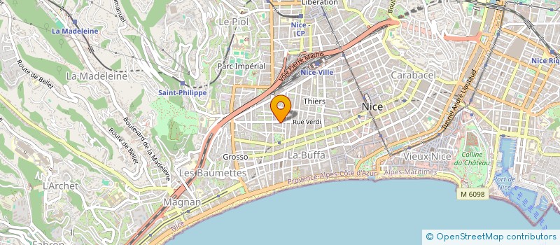 localisation de l'entreprise DUMONAL EXPERTISE COMPTABLE  NICE