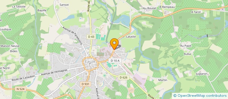 localisation de l'entreprise DUMONCHEL ARMAGNAC GARAGE OCCITAN  EAUZE