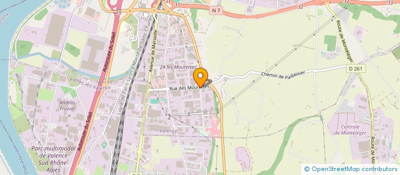 localisation de l'entreprise DUMOND à VALENCE