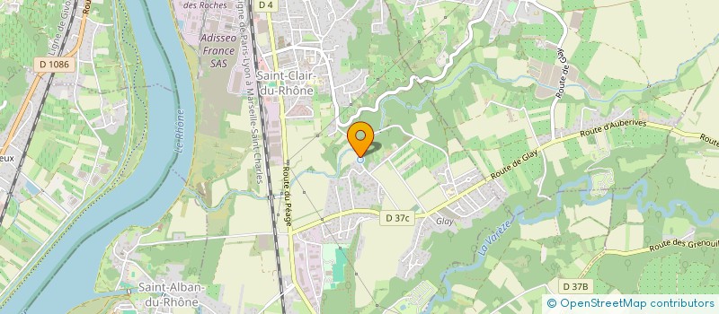 localisation de l'entreprise DUMOND CONSTRUCTION RENOVATION  SAINT-CLAIR-DU-RHONE