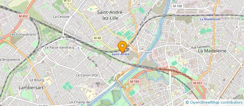 localisation de l'entreprise DUMONT  SAINT-ANDRE-LEZ-LILLE