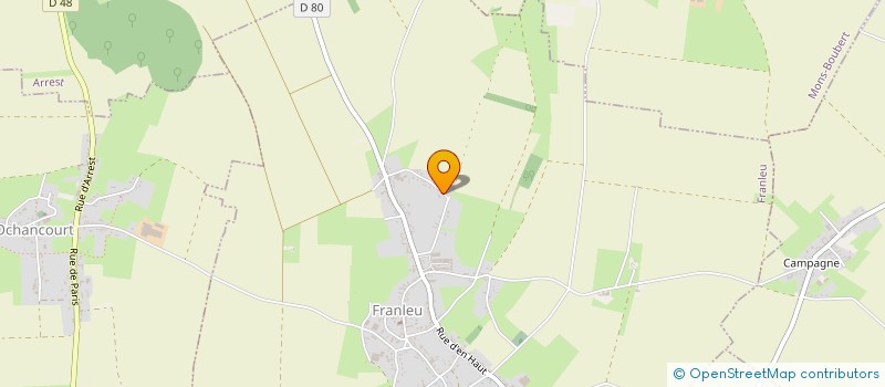 localisation de l'entreprise DUMONT  FRANLEU