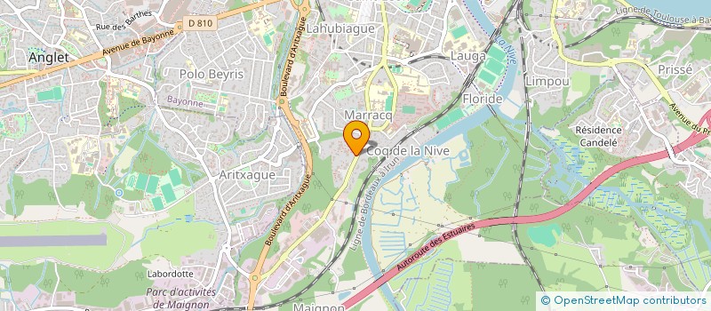 localisation de l'entreprise DUMONT AGNES ET ERIC à BAYONNE