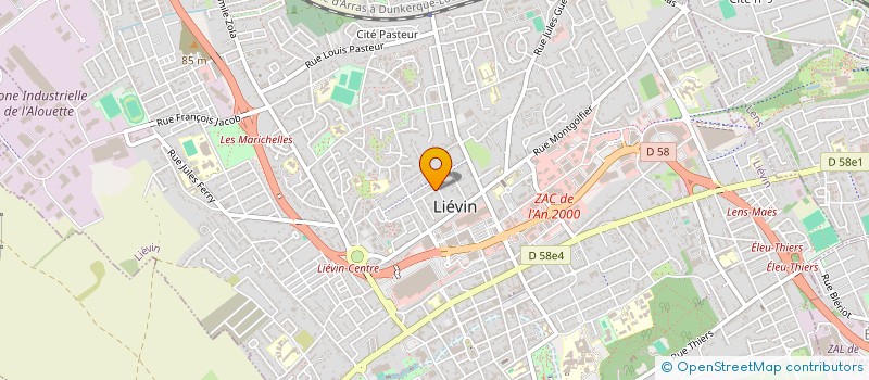 localisation de l'entreprise DUMONT BTP  LIEVIN