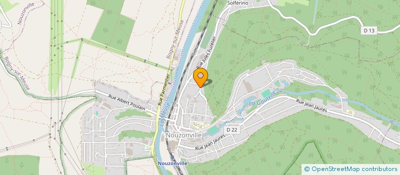 localisation de l'entreprise DUMONT-CHENILLOT  NOUZONVILLE