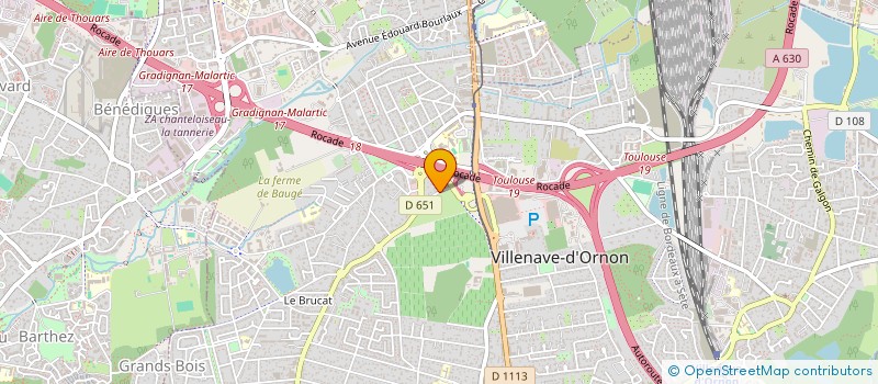 localisation de l'entreprise DUMONT COURTAGE à VILLENAVE-D'ORNON