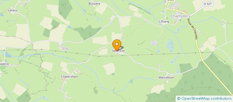 localisation de l'entreprise DUMONT DE SAINT JUST  CHAMPLECY