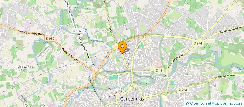 localisation de l'entreprise DUMONT.F AUTO  CARPENTRAS