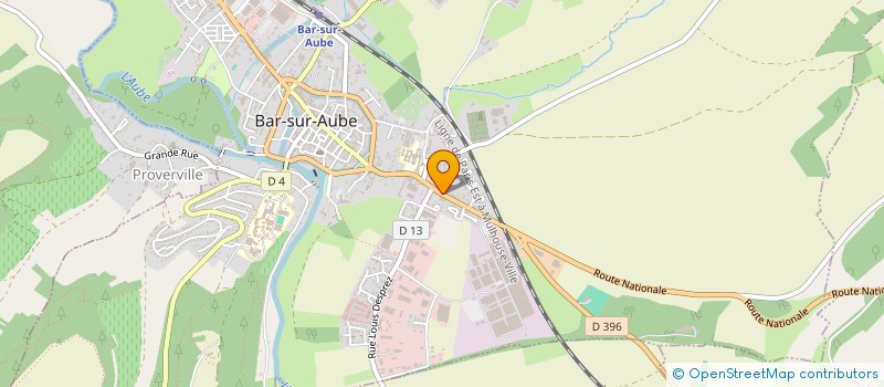 localisation de l'entreprise DUMONT FABRICE à BAR-SUR-AUBE