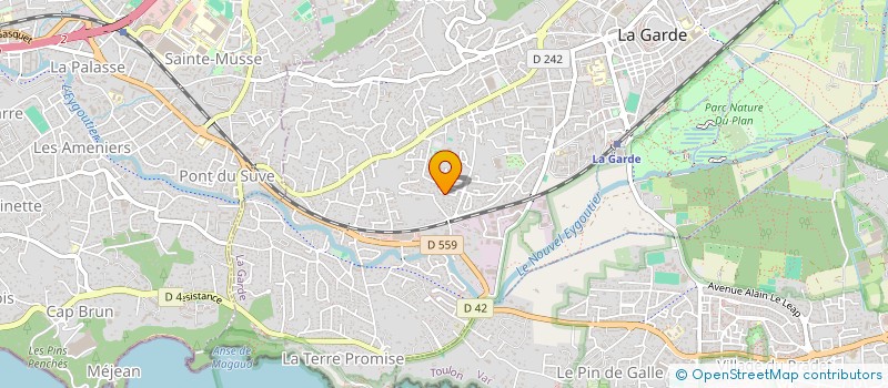 localisation de l'entreprise DUMONT INVEST à LA GARDE