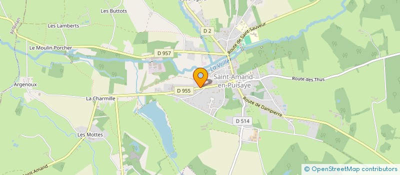 localisation de l'entreprise DUMONT MICHEL à SAINT-AMAND-EN-PUISAYE