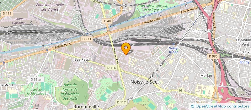 localisation de l'entreprise DUMONT PERE ET FILS à NOISY-LE-SEC