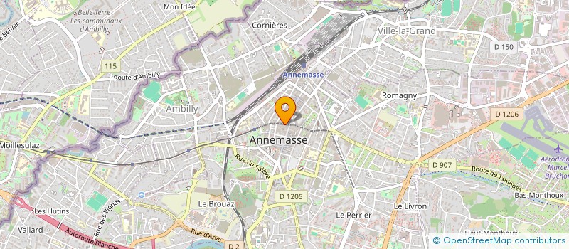 localisation de l'entreprise DUMONT-PLANCHOT à ANNEMASSE