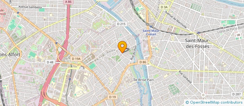 localisation de l'entreprise DUMONTEL COMPAGNIE  CRETEIL