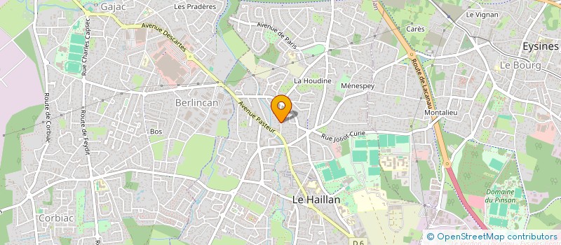 localisation de l'entreprise DUMORTIER-BERTHOLET  LE HAILLAN