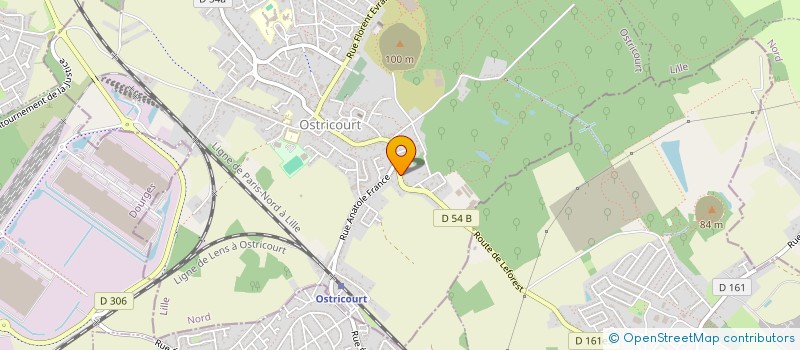 localisation de l'entreprise DUMORTIER HABITAT  OSTRICOURT