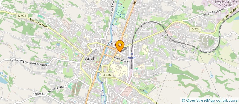 localisation de l'entreprise DUMOUCH  AUCH