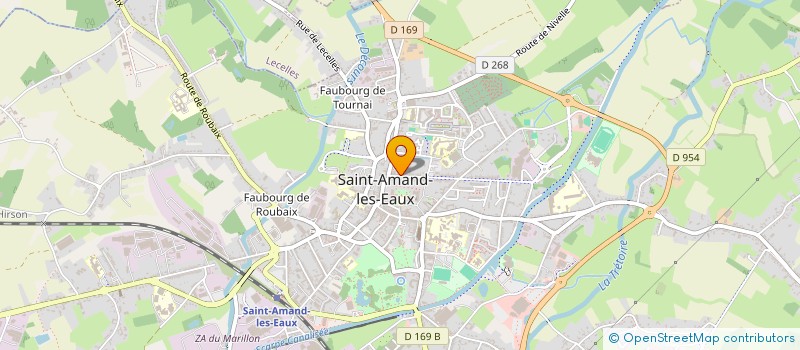 localisation de l'entreprise DUMOULIN  SAINT-AMAND-LES-EAUX