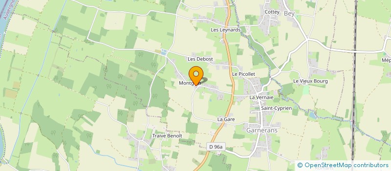 localisation de l'entreprise DUMOULIN C&S  GARNERANS