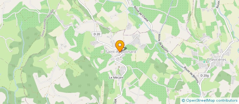 localisation de l'entreprise DUMOULIN ENERGIES à CHEVRIERES