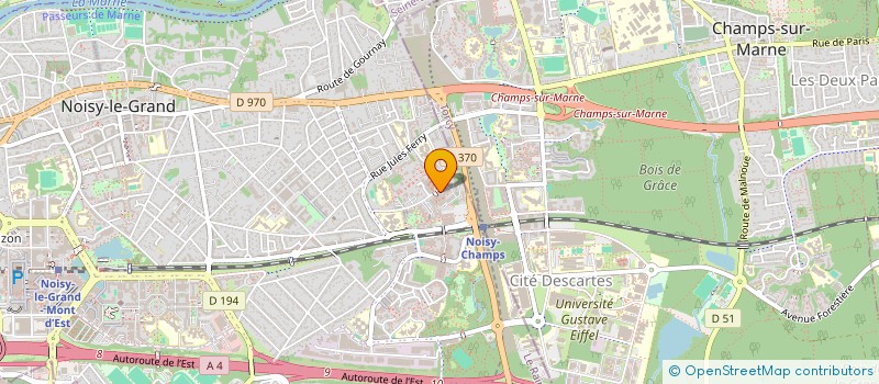 localisation de l'entreprise DUMOULIN SERVICES à NOISY-LE-GRAND