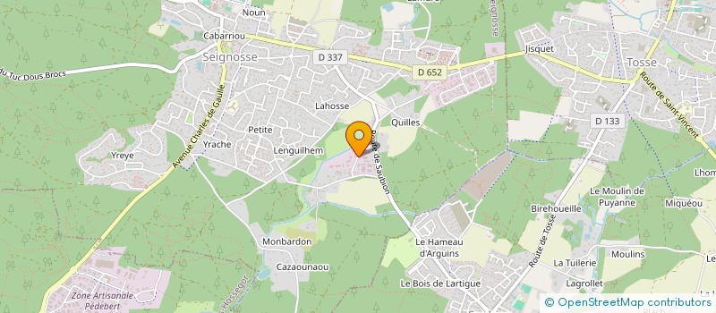 localisation de l'entreprise DUMUR  SEIGNOSSE