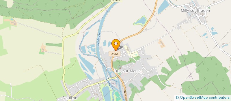 localisation de l'entreprise DUN AGRI à DUN-SUR-MEUSE