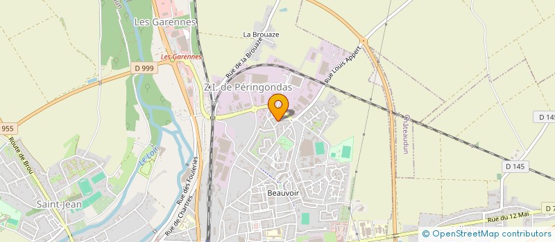 localisation de l'entreprise DUN'ART à CHATEAUDUN