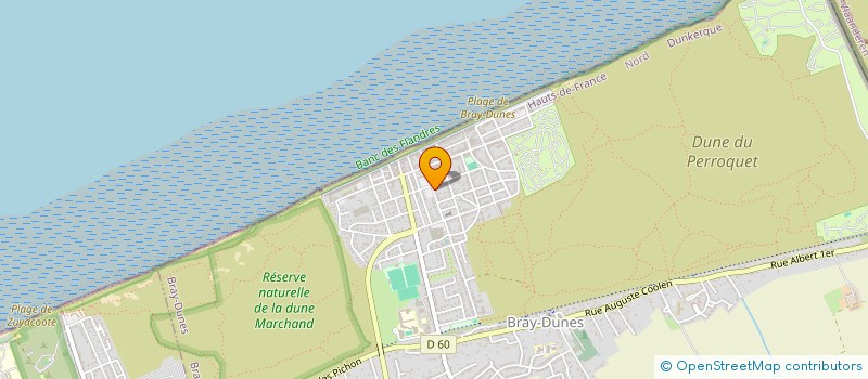 localisation de l'entreprise DUN'ESCORT  BRAY-DUNES