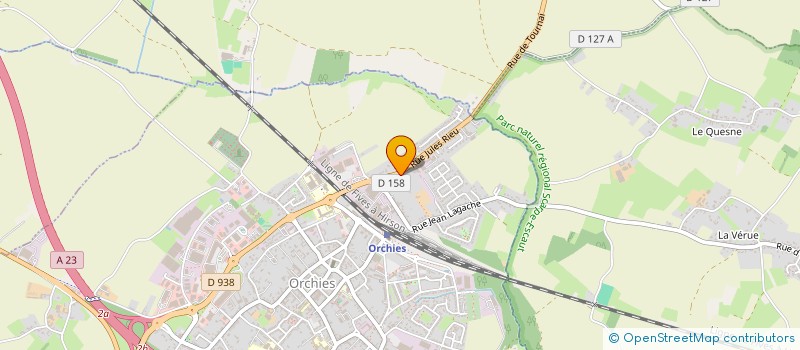 localisation de l'entreprise DUNA  ORCHIES