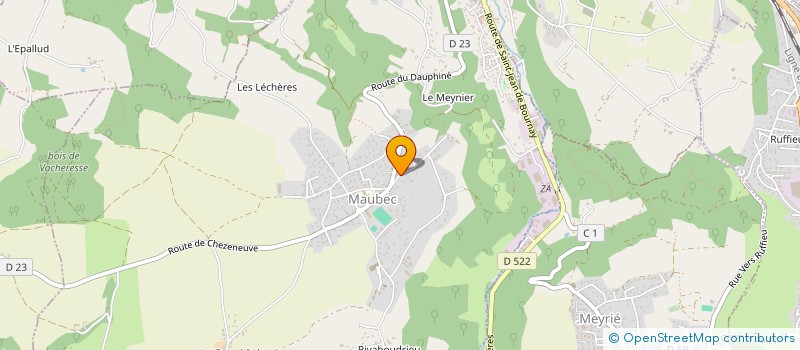 localisation de l'entreprise DUNAL FRANCE à MAUBEC