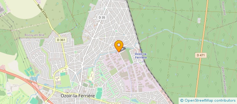 localisation de l'entreprise DUNALIELLA à OZOIR-LA-FERRIERE