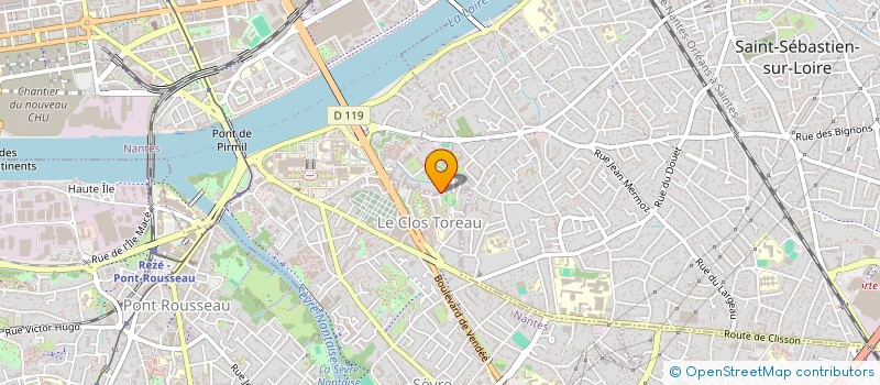 localisation de l'entreprise DUNAMIS  SAINT-SEBASTIEN-SUR-LOIRE