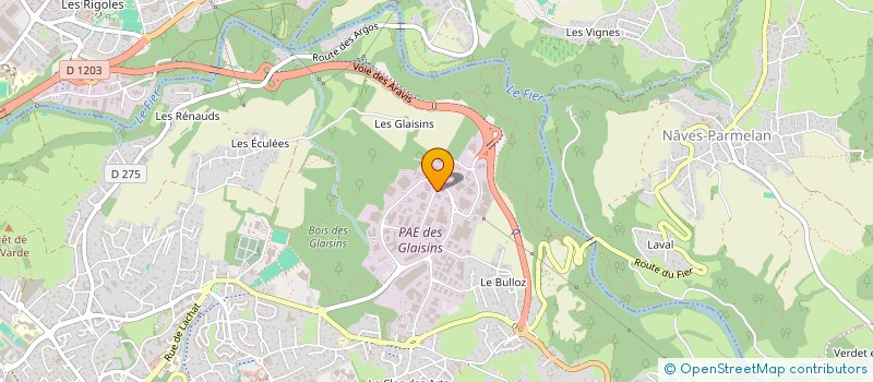 localisation de l'entreprise DUNANOVA  ANNECY