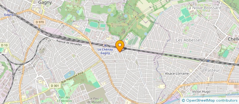 localisation de l'entreprise DUNAS DE PARIS à GAGNY