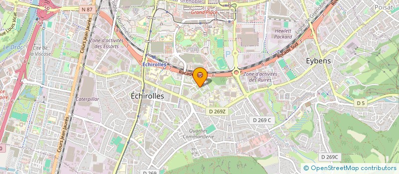 localisation de l'entreprise DUNBANG SPEED  ECHIROLLES