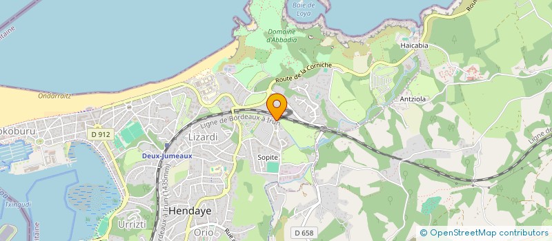 localisation de l'entreprise DUNBARRIAK ULTIMATE FRISBEE à HENDAYE
