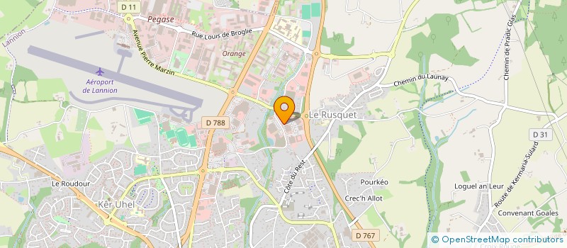 localisation de l'entreprise DUNDEE à LANNION