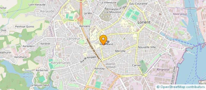 localisation de l'entreprise DUNDEE ALS à LORIENT