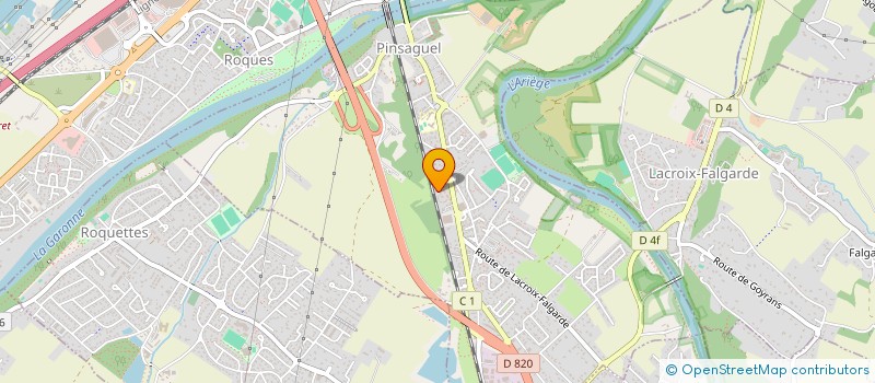 localisation de l'entreprise DUNDERCODE  PINSAGUEL