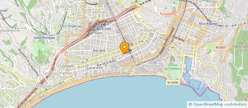 localisation de l'entreprise DUNE à NICE