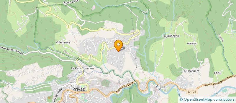 localisation de l'entreprise DUNE  COUX