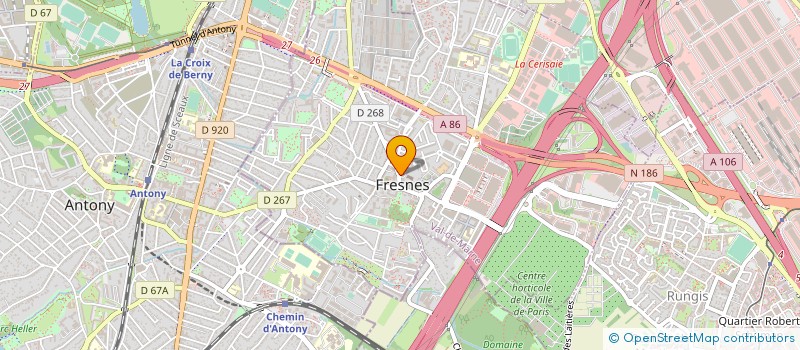 localisation de l'entreprise DUNE  FRESNES