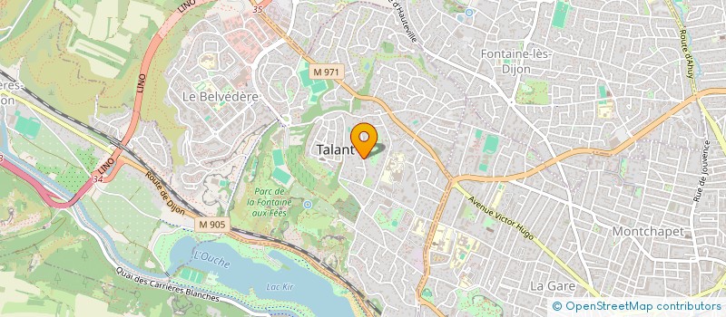 localisation de l'entreprise DUNE  TALANT