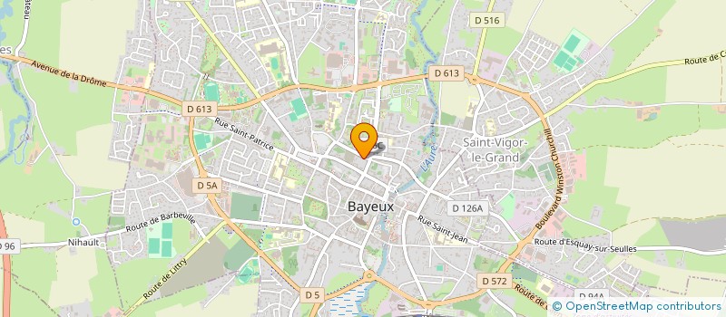 localisation de l'entreprise DUNE  BAYEUX