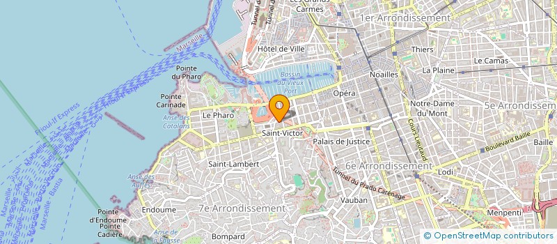 localisation de l'entreprise DUNE à MARSEILLE